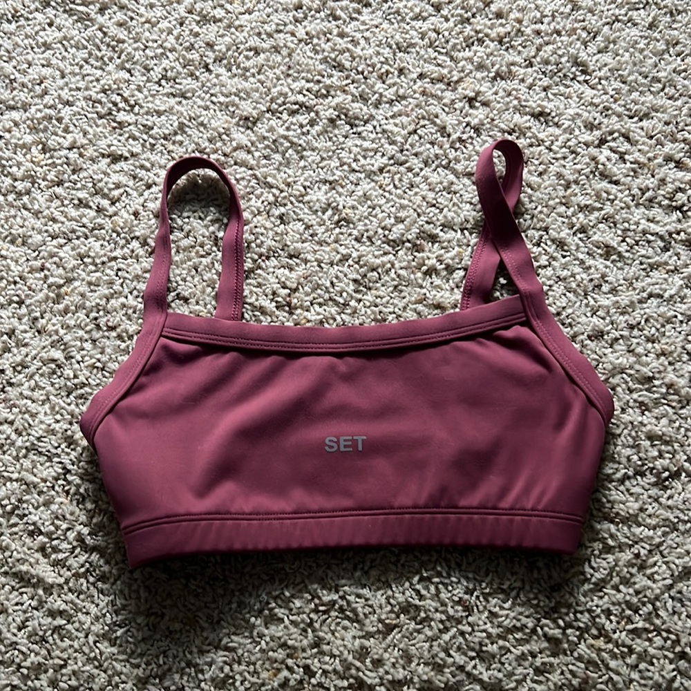 Set Active Sportbody Scoop Neck Bra in color Canyon